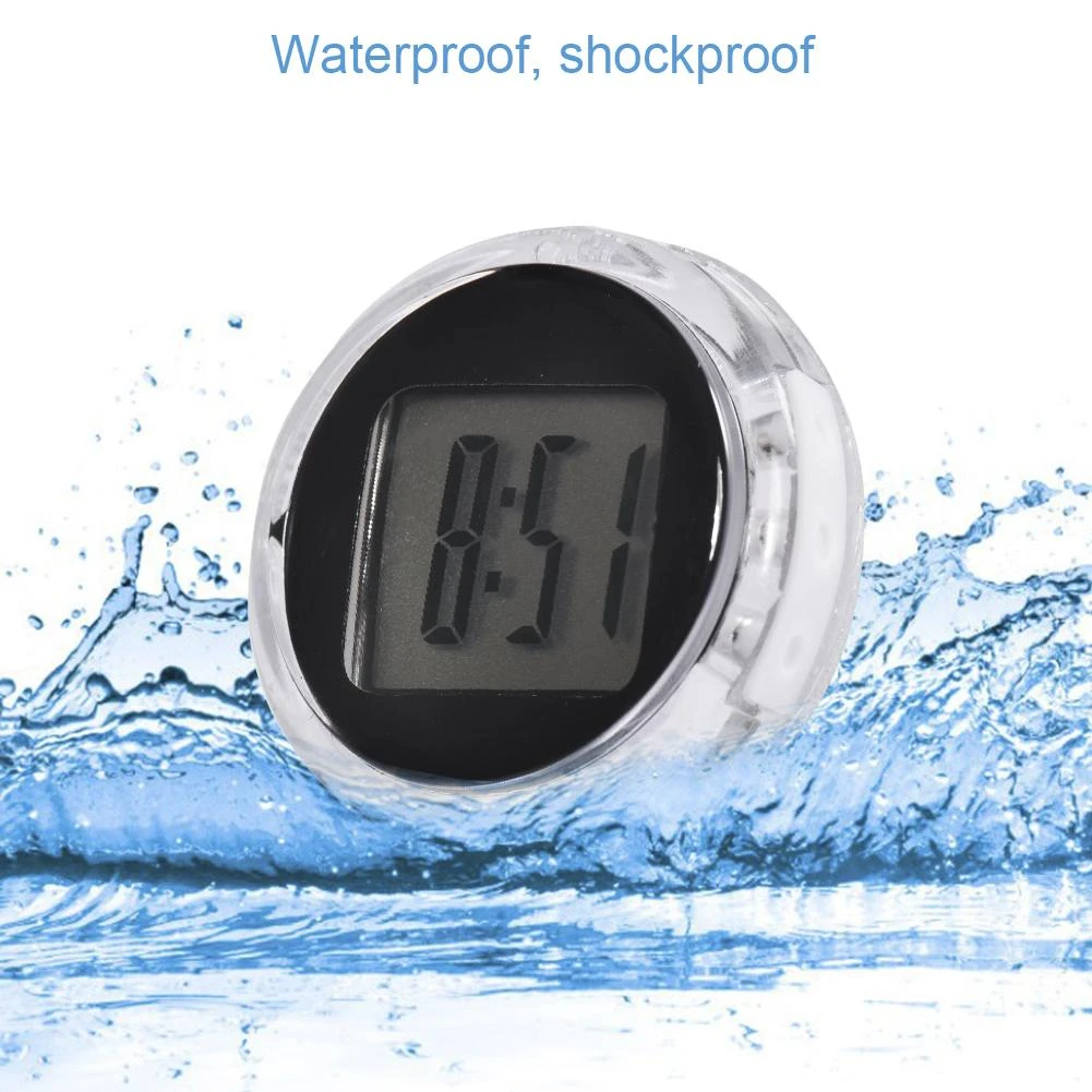 Universal Motorcycle Clock Accessories Watch Waterproof Stickon
