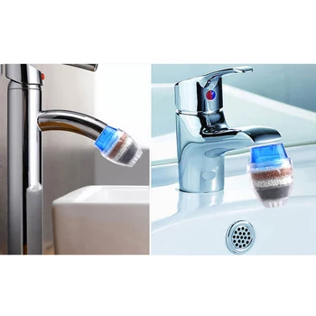 

Kitchen Faucet Accessories Tap Water Purifier Home Kitchen Mini Faucet Tap Water Filter Active Carbon Clean Purifier Filter