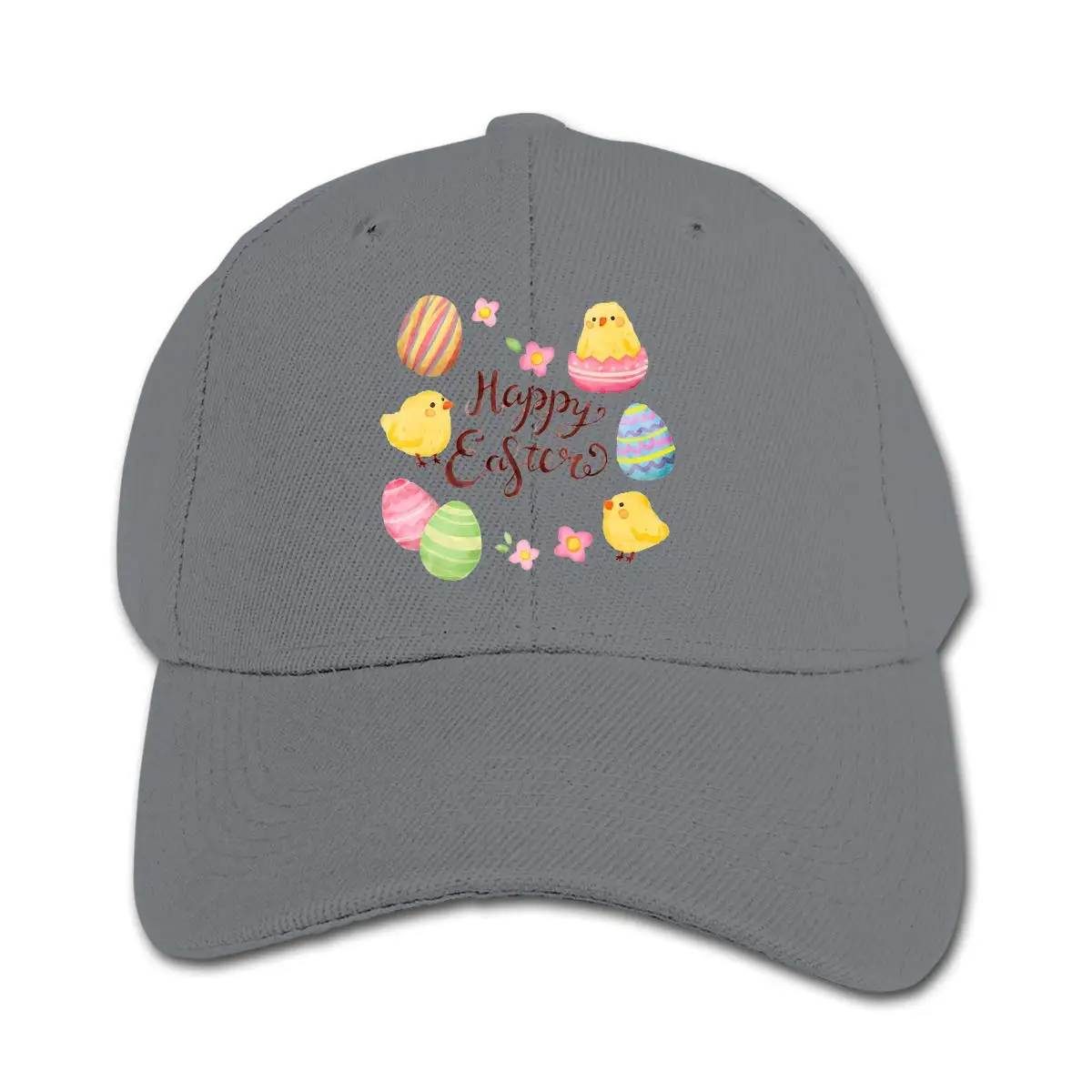 Дизайн Счастливой Пасхи крутая шапка для детей черная |