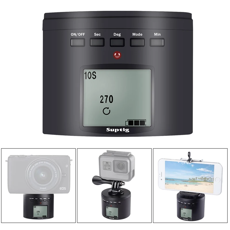 Вращающийся стабилизатор времени задержки для камеры Gopro Hero 8 7 6 5 4 3 + Xiaomi Y SJCAM Insta 360