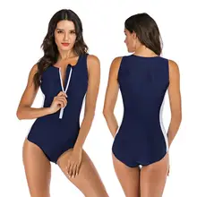 2020 New Rashguard Swimsuit One Piece Print Surf Swimwear Women Bodysuit Beach Bikini Zip Push Up Swim Suits Sport Monokini XXL