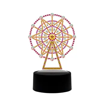 

New lamp DIY LED Diamond Painting Night Light Cartoon Animals Special lamp Q0KF