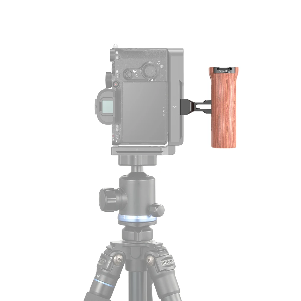 SmallRig деревянная боковая ручка с Arca-Swiss быстросъемный зажим для универсальной Arca l-кронштейн пластина DSLR деревянная ручка-2399
