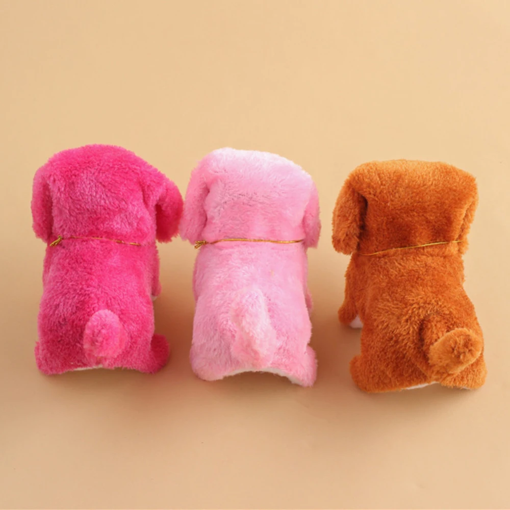 

Simualtion Animal Children Electric Toy Plush Walking Glowing Barking Dog Simulation Moving Animal Doll Toy for baby toys gift