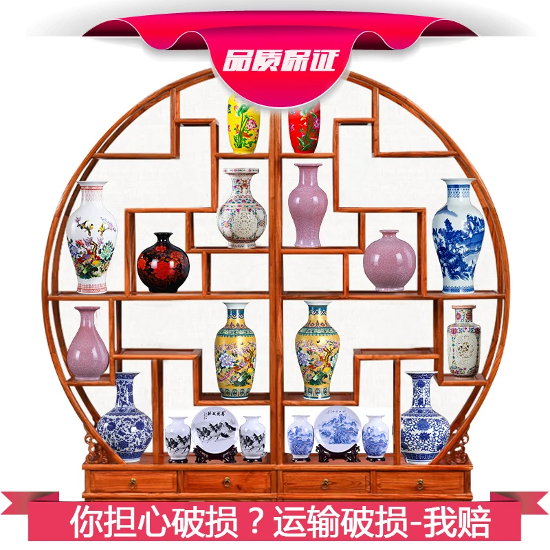 Jingdezhen Ceramics Craft Handmade Porcelain Bottle Best Antiques Chinese Traditional Home Vase Decoration Enjoy Life 19 Models