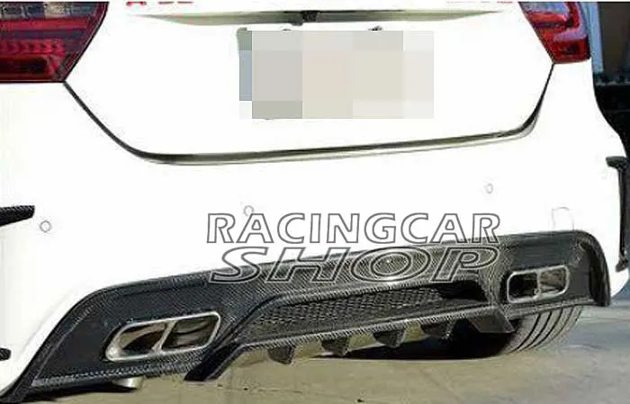 Rear Diffuser For Mercedes Benz W176 A-Class A45 A250 A260 Amg Sport Bumper 2014UP