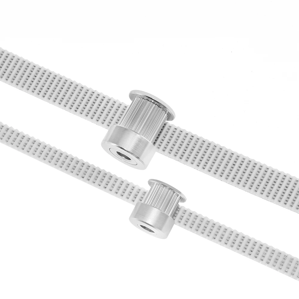 

10Meter PU with Steel Core timing belt GT2 Timing belt White Color 2GT open timing Belt Width 6mm 10mm Pitch 2M for 3d printer