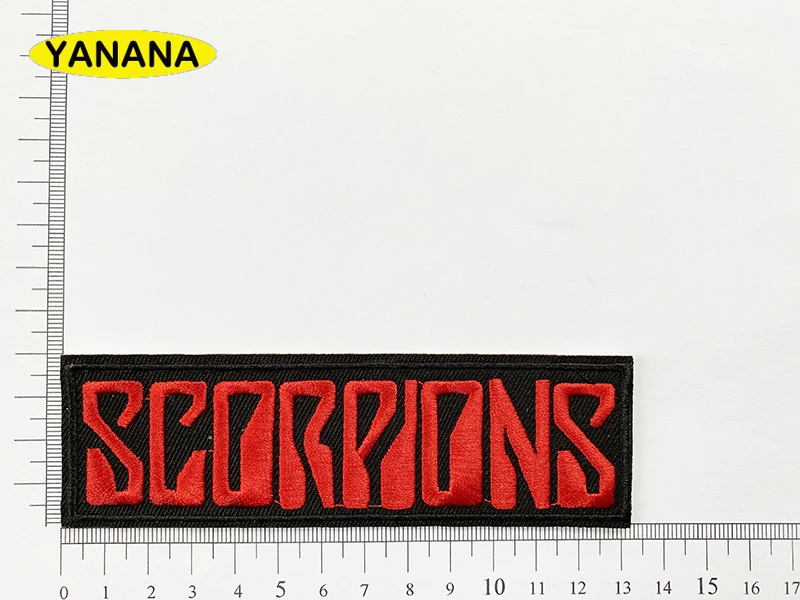 A Rock band Heavy Metal Band banner Patch Badges Embroidered Applique Sewing Iron On Badge Clothes Garment Apparel Accessories