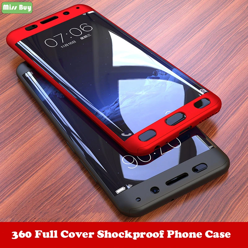 

360 Degree Full Cover Phone Case For Vivo X23 X27 Y81 Y93 Y95 V11 V11i V15 Pro Fundas Shockproof Cover +Tempered Glass Back Case