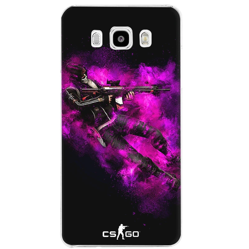 Мобильный телефон чехол для Samsung J1 J2 J3 J5 J6 J7 Prime жесткий с логотипом Counter Strike CS