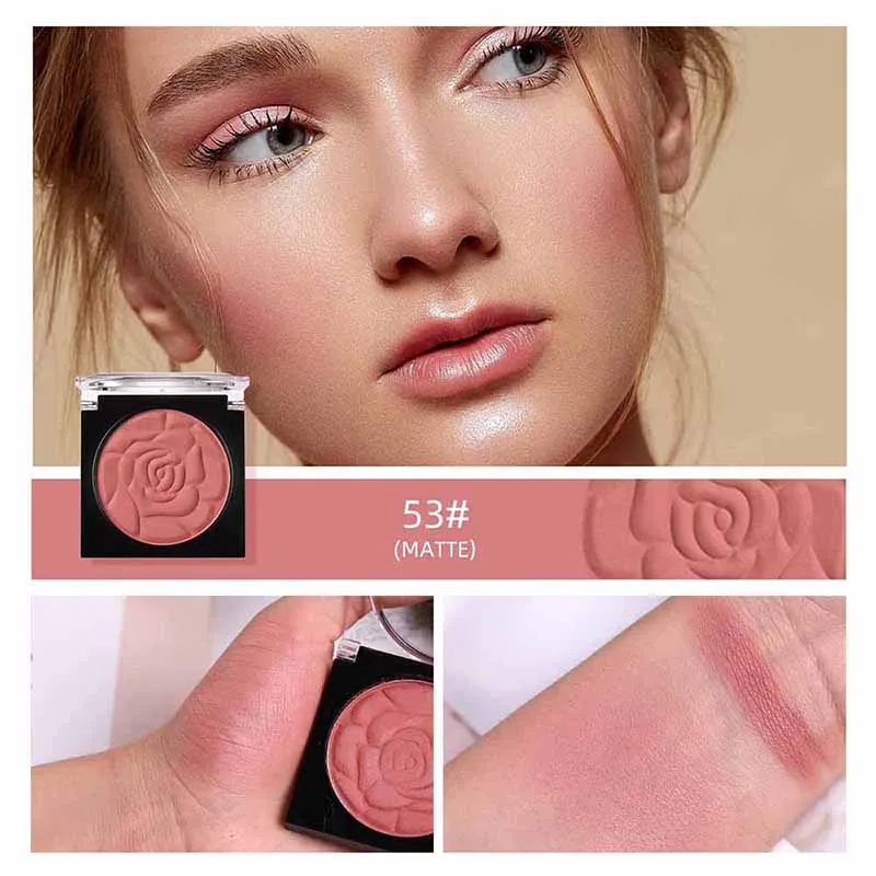 MENOW Ten Color Petals Single Blush Natural Lasting Concealer Matte Pearlescent B705 - Цвет: B705-53