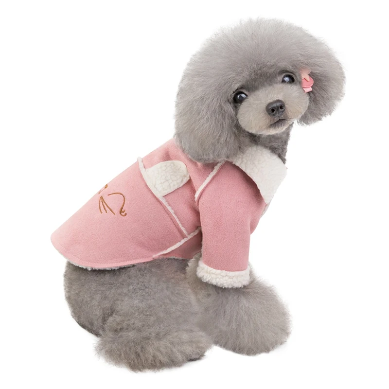 Pet Winter Warm Costume Thickening Outfits Puppy Coats Jackets Dog Coat Chihuahua French Bulldog Pug Clothing