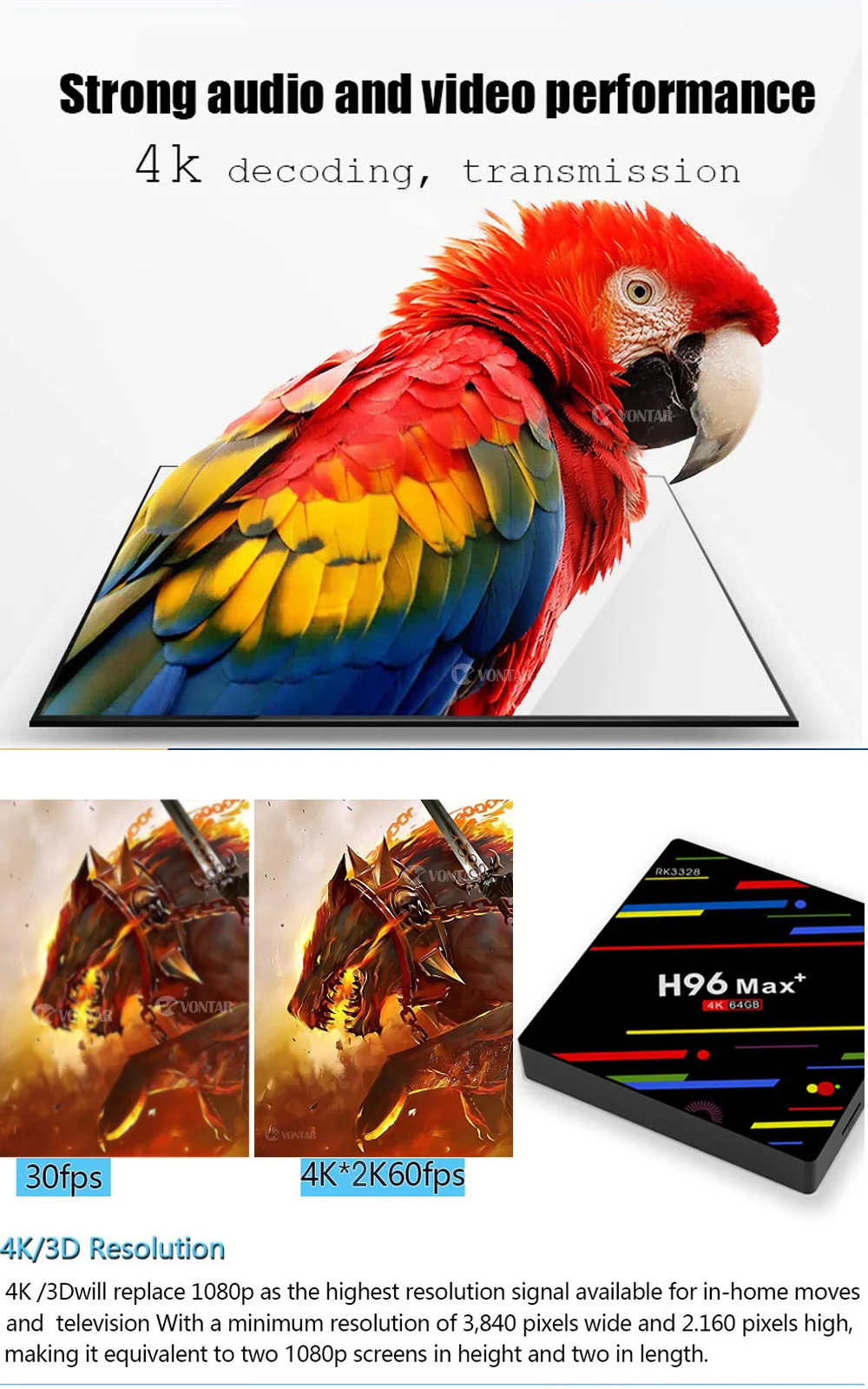 ТВ приставка H96 MAX PLUS Android 9,0 4G 64GB Rockchip RK3328 поддержка 1080p 4K Google Play Store Netflix Youtube 16GB 32GB Smart tv bo