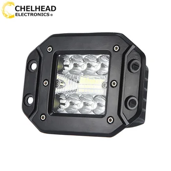 

48W Led Working Light Flush Mount Led Pods Work Lights Moto Auto Driving Running Bulb for 4x4 4WD SUV ATV Offroad