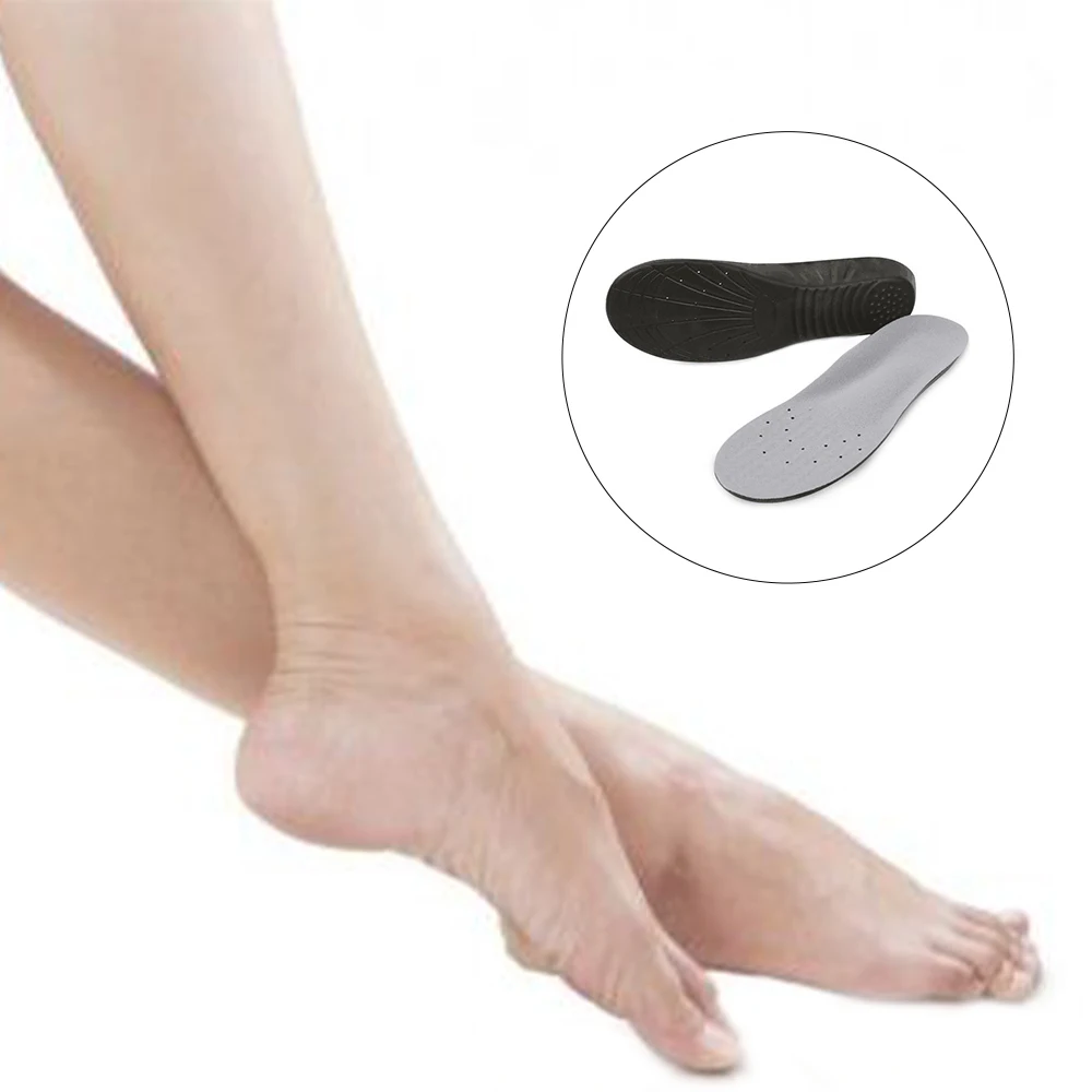 1 пара Sweatproof Shoe-pad PU высокая эластичность коврик поглощение пота дышащая спортивная стелька для человека декомпрессионная дезодорант стелька