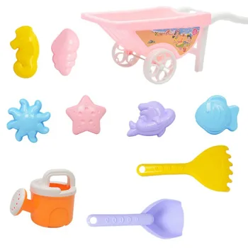

7 Sets Of Children Playing Sand Dredging Tools Playing Water Beach Toys