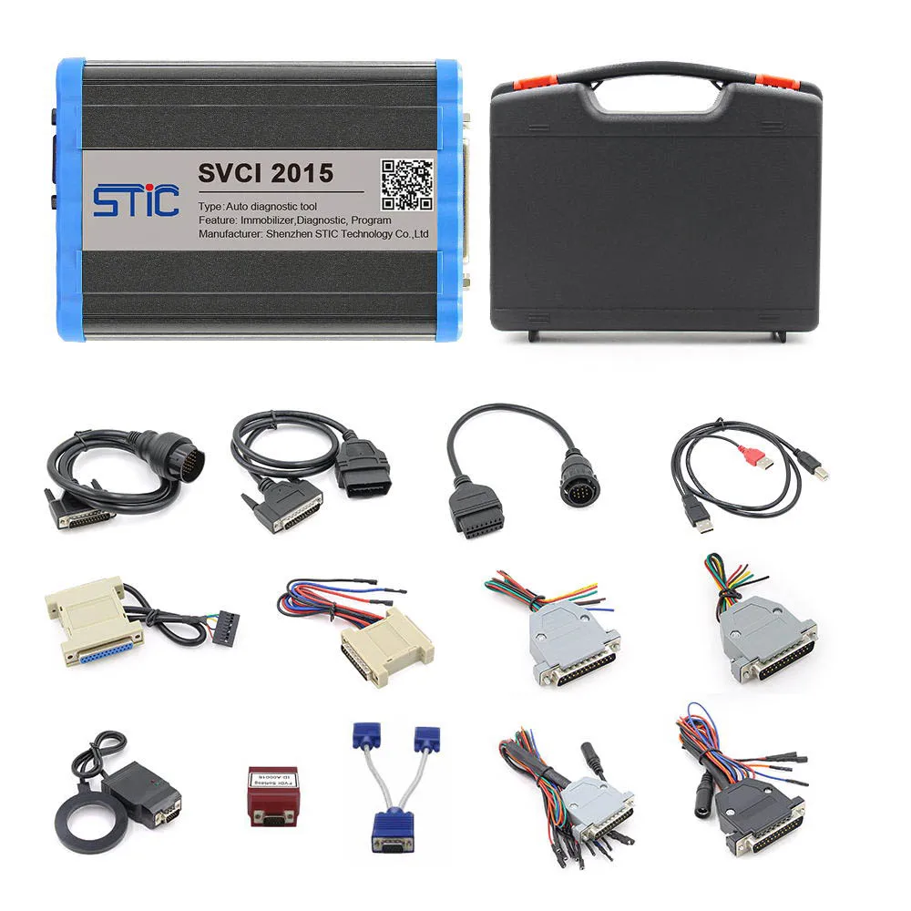 SVCI V2018 полная версия FVDI VVDI 2 AVDI ключ ECU программист OBD OBD2 автомобильный одометр коррекция диагностический автоматический инструмент - Цвет: SVCI 2015