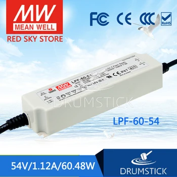 

kindly MEAN WELL 6Pack LPF-60-54 54V 1.12A meanwell LPF-60 54V 60.48W Single Output LED Switching Power Supply
