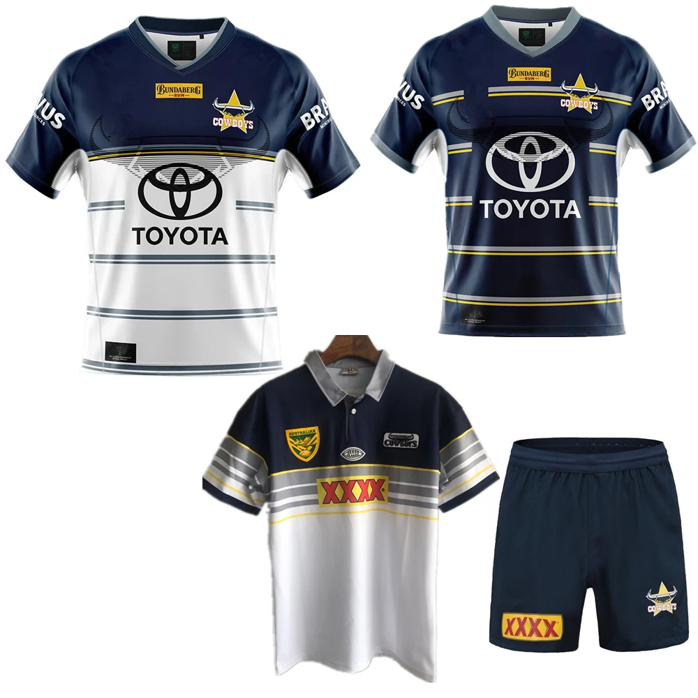 NORTH QUEENSLAND COWBOYS 2022 rugby jersey Australia Retro version