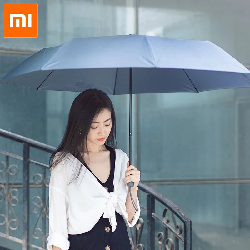 

Xiaomi 90Fun Umbrella Three Folding Sun Protection UV Ultralight Big Umbrella Portable Practical Waterproof Rainy Sunny Umbrella