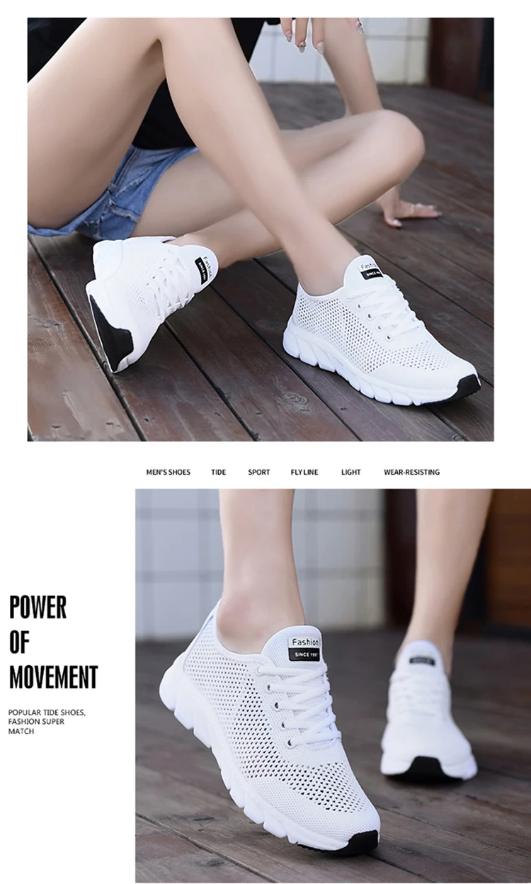 2021 Fashion Sneakers Women Shoes Breathable Light Slippers Platform Shoes Women Flats Female Sneakers Basket Women Sandalias