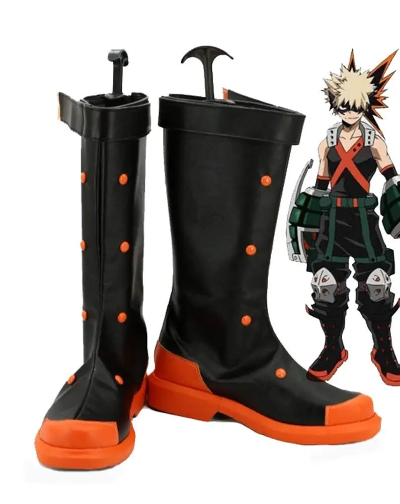 spider woman costume Boku no Hero Academia My Hero Academia Katsuki Bakugo Boots Cosplay Shoes Halloween Cosplay Party Shoes for Men and Wowen ninja costume women