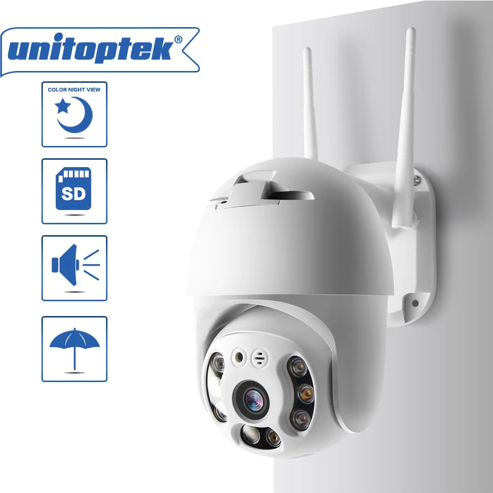 

1080P WIFI Camera Wireless Outdoor PTZ IP Camera CCTV Security Camera ONVIF IR 30m 2 Way Audio Humanoid Detection Alarm iCsee