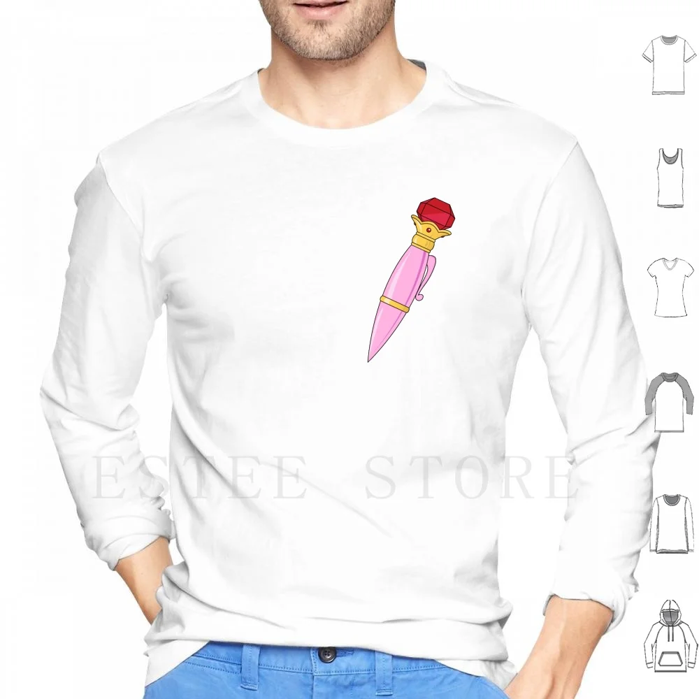 Travestimento Penna Felpe Con Cappuccio Manica Lunga Travestimento Penna Trasformazione Penna Luna Penna Rubino Cristallo Luna Principessa Marinaio