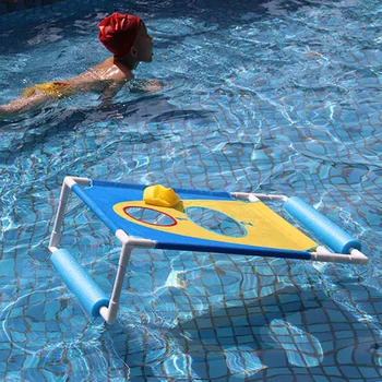 

Swimming Pool Floating Target Funny Folding Sandbags Water Toy Bounce Portable Throwing Game Set Children Pool Toys