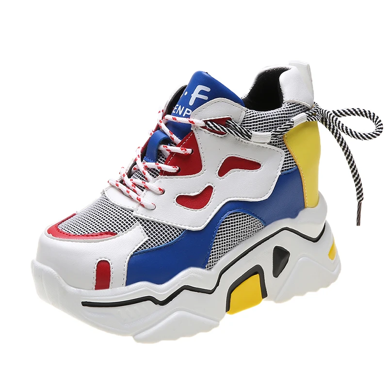 platform athletic sneakers