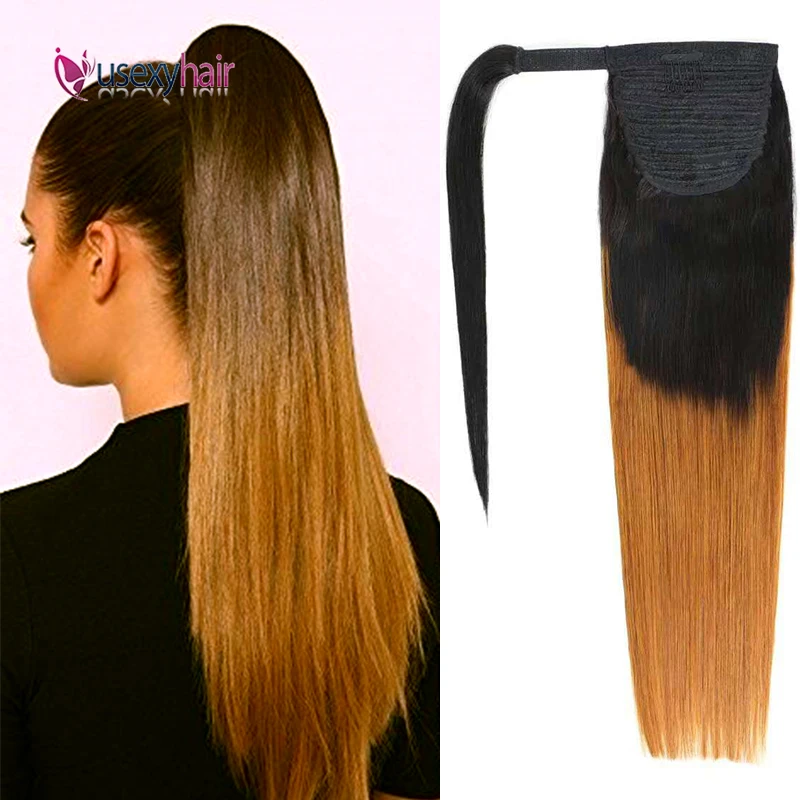 Прямые человеческие волосы конский хвост бразильские кудрявые прямые