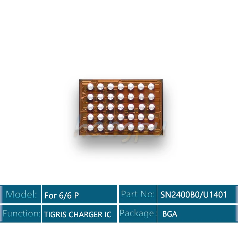 3 50 шт./лот SN2400B0YFF SN2400B0 для iphone 6/6 plus U1401 Зарядка ic SN2400 SN2400BO 35 контактов USB контроль