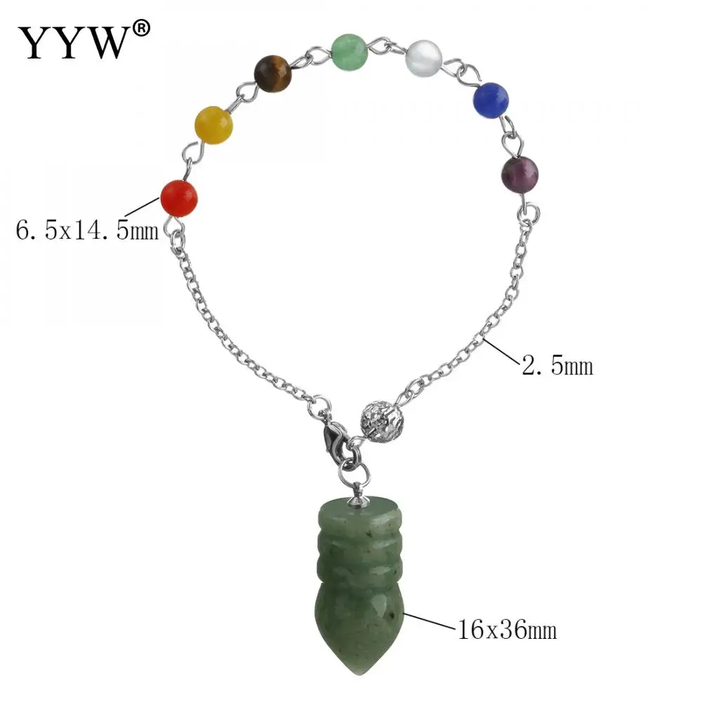 

2019 Pendant Pendulums Pendule Reiki Chakra Healing Crystal Women Natural Pendulum For Wicca Radiesthesia Dowsing Lapis Lazuli