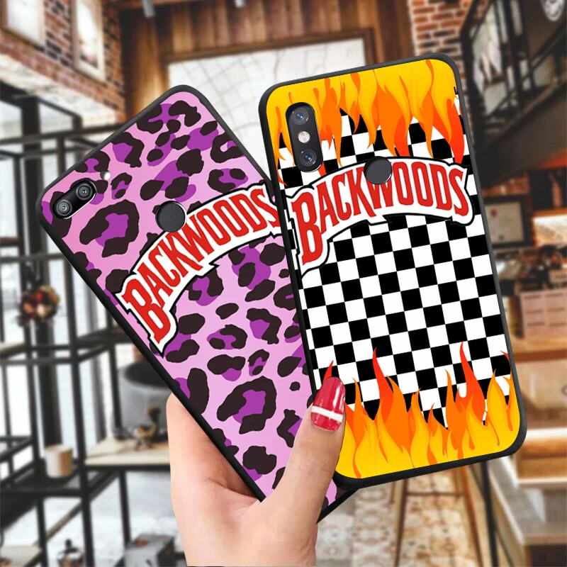 

Fashion Backwoods Checkerboard Plaid TPU soft Phone Case for Redmi 5 6 7 7A Redmi8A Redmi9 Redmi10X Redmi K20 K30pro black cover