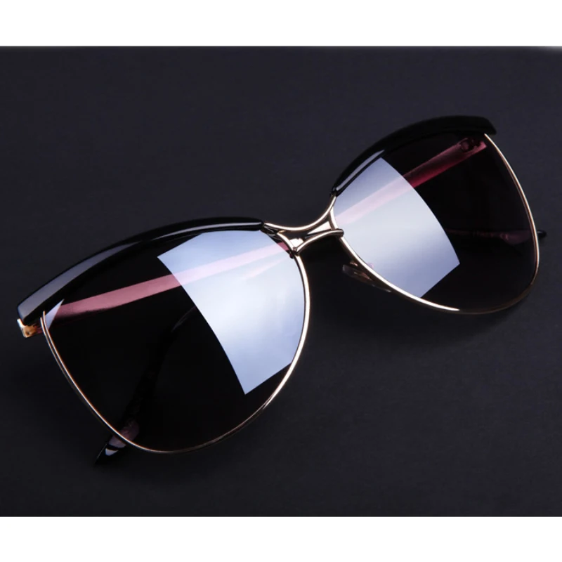 Tidien Vintage Fashion Sunglasses Women Black Ladies Retro Sunglasses Female Brand Designer Driving Hiking 36