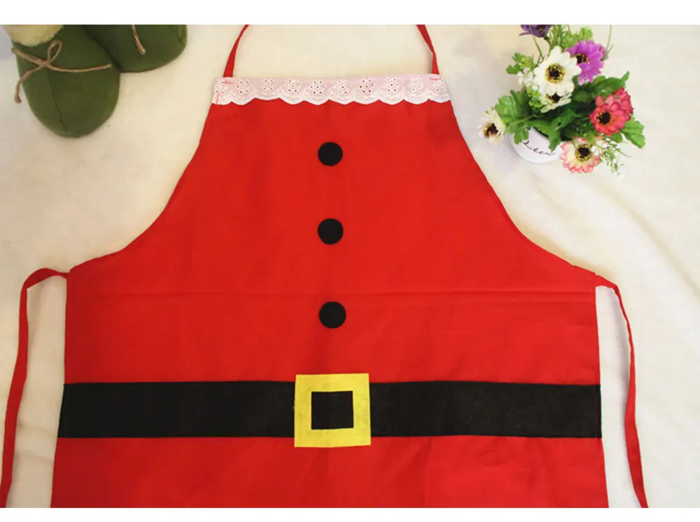 Рождественские украшения для взрослых, фартук для женщин, рождественские вечерние подарки, Санта Клаус, новогодний декор, кухонные аксессуары K1396 G