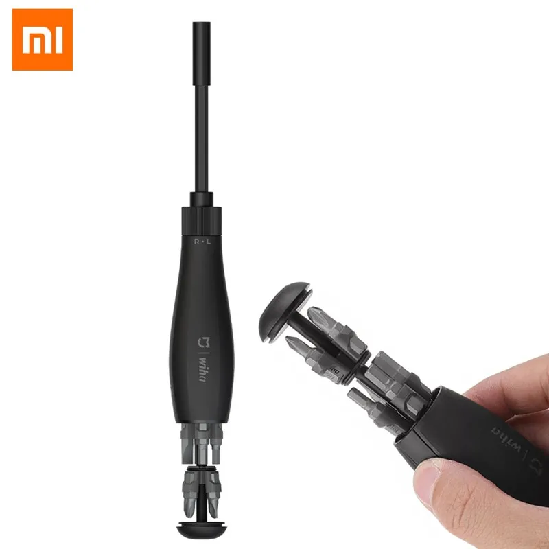 Набор отверток Xiaomi Wiha для ежедневного использования 8 в 1 бит со скрытой головкой отвертки для хранения ремонтных аксессуаров Xiami Xaomi|Смарт-гаджеты|   | АлиЭкспресс