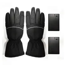 Зимние грелки для рук, электрические тепловые перчатки, перезаряжаемые батареи, перчатки с подогревом, перчатки для велоспорта, мотоцикла, велосипеда, лыжные перчатки, Unisexve