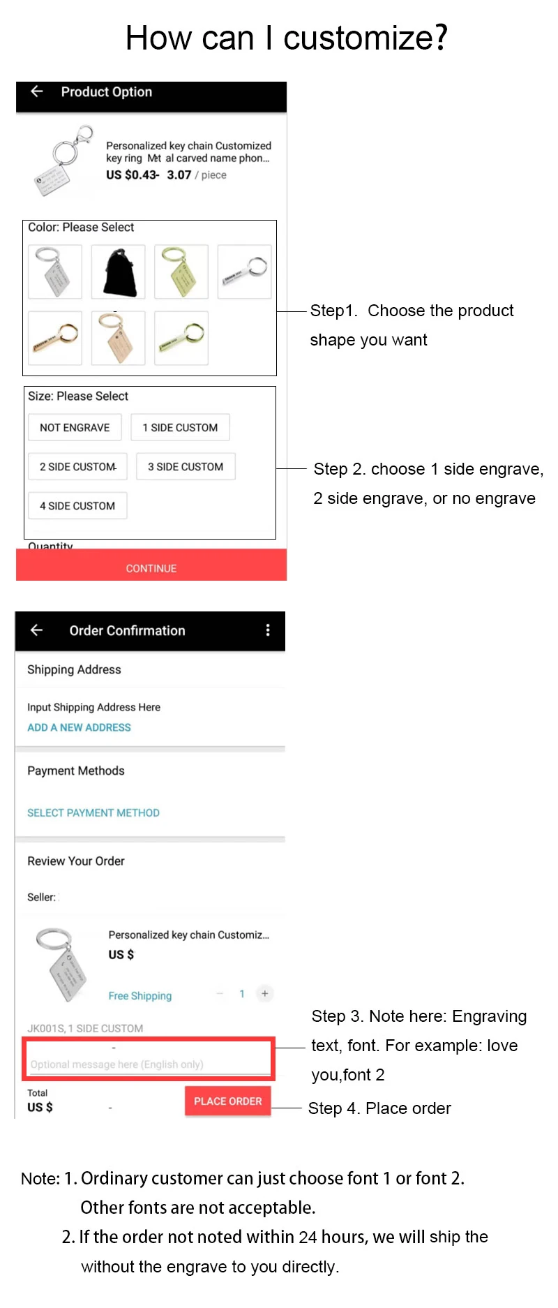 how to customize