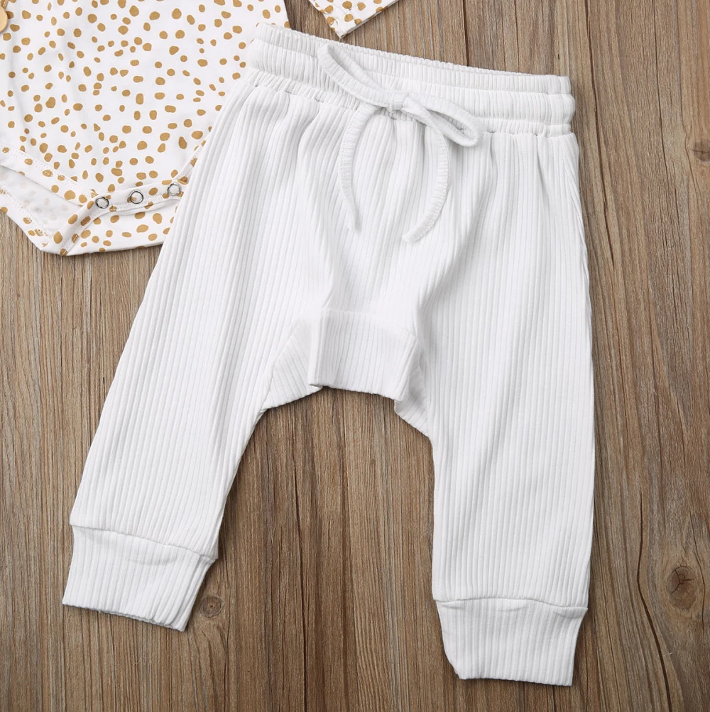 Топы для новорожденных мальчиков и девочек 3-18 месяцев, комбинезон, штаны, осенняя хлопковая одежда