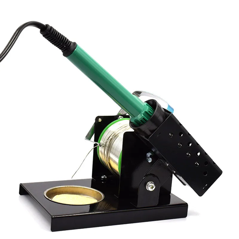 Soldering Iron Stand Solder Wire Holder Tin Roll Bracket Rack Frame