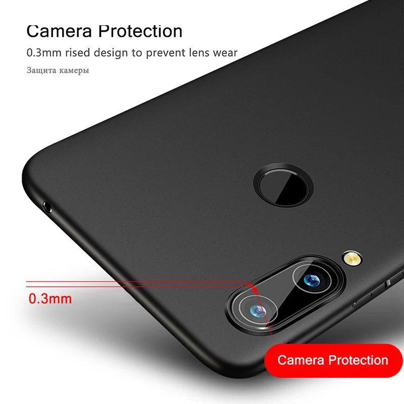 

Matte TPU Case For Xiaomi Redmi Note 7 7A 6 5 6A S2 4X Cases Mi 9T Pro 9 SE 8 Lite A3 CC9 CC9E A1 6X A2 Lite Mix 3 2s Cover