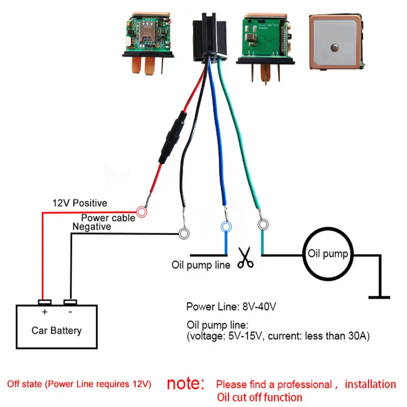 Auto GPS Tracker Shock Alarm GPS GSM Locator Tracking Gerät Fernbedienung Anti-Diebstahl Überwachun