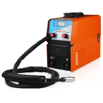 Online Mini MIG-200 AC220V IGBT MIG Welder MMA TIG 1 Phase Gasless Welding Machine Welding Equipment Soldering Tool