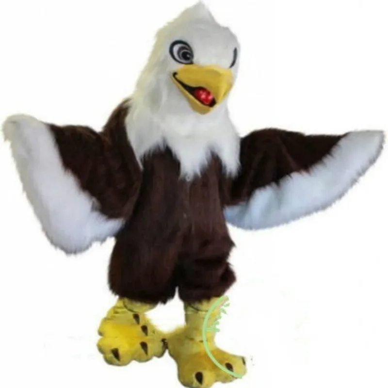 Long Fur Eagle Mascot Costume Halloween Carnival Party Adults Cosplay Furry Suits Game Fancy Dress Fursuit Cartoon Outfits | Тематическая