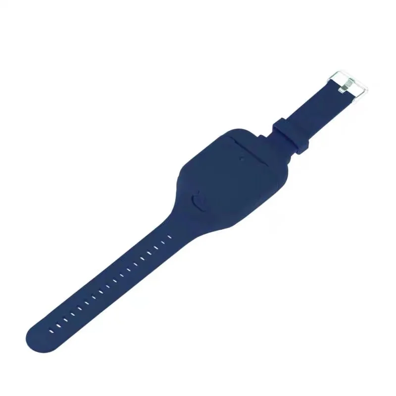 Для Apple AirPods чехол для спорта на запястье роскошный портативный силиконовый Bluetooth беспроводной чехол для наушников для AirPods - Цвет: Blue