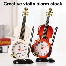 

Vintage Instrument Modeling Vintage Violin Mechanical Alarm Clock for Home