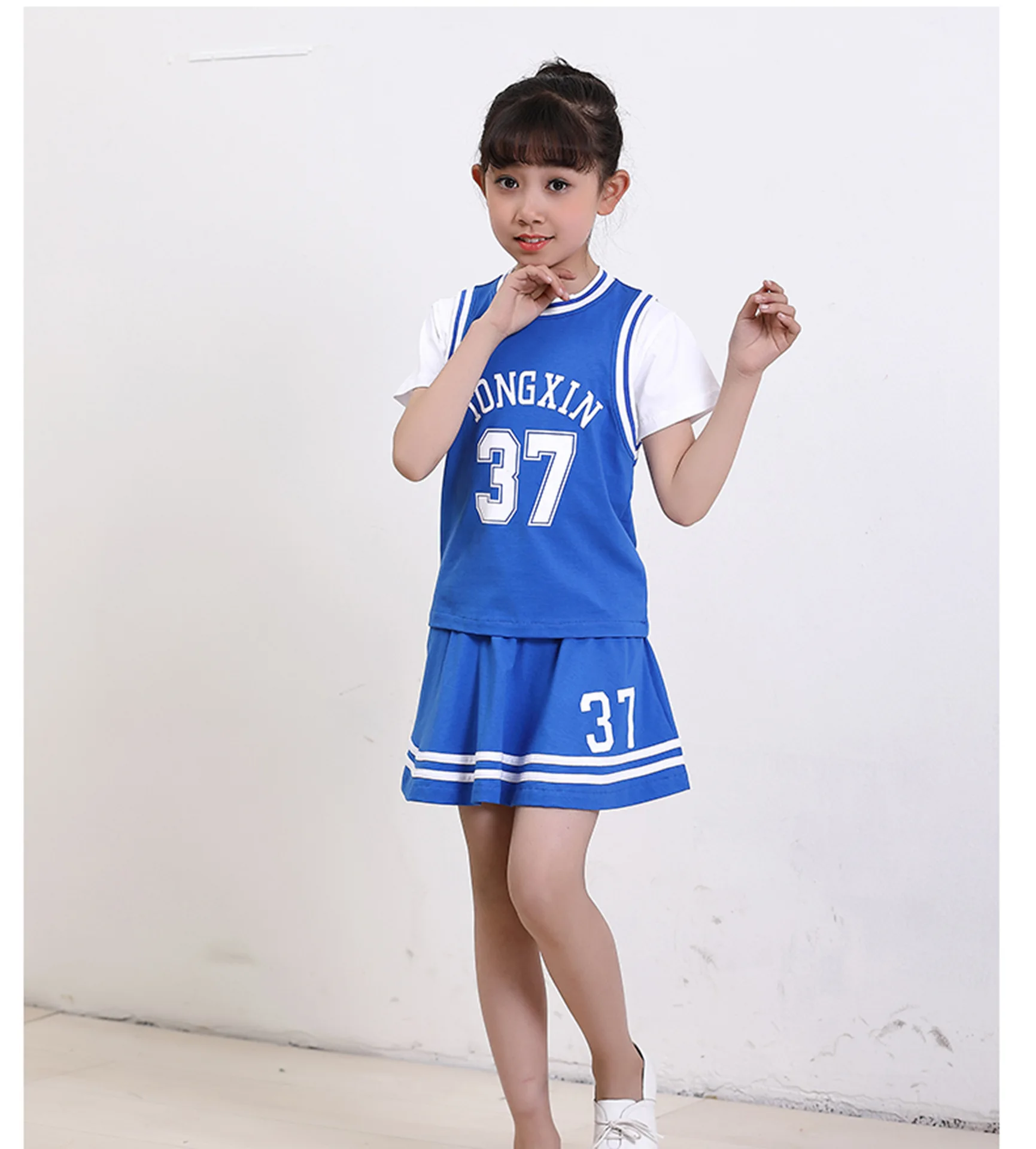 New Style Kindergarten Suit CHILDREN'S DAY Activity Performance Clothing Football Set Primary School Uniform Two-Piece Set