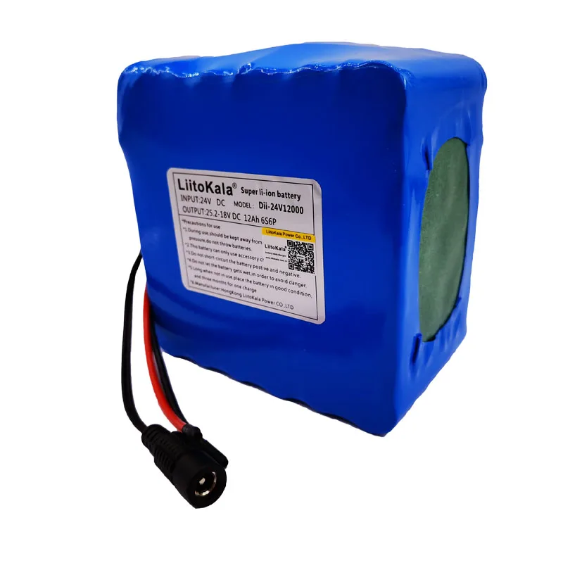 6S6P LiitoKala 24V 12ah литиевая батарея 25 2 V литий ионная для велосипеда 350W и 250W двигатель
