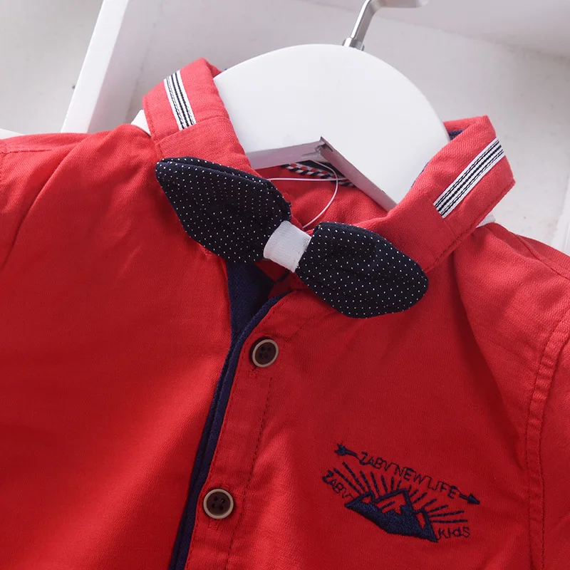 Рубашка с короткими рукавами для мальчиков Новая Стильная летняя детская рубашка с отложным воротником в Корейском стиле модная детская куртка